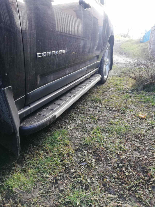 Side Steps Duru (2 pcs, Aluminum) for Jeep Compass 2006-2016 - image 2