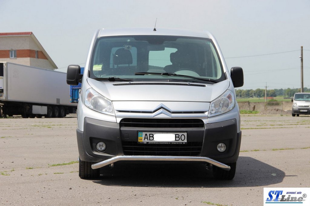 Front protection ST007 (stainless) for Citroen Jumpy 2007-2017 - image 2