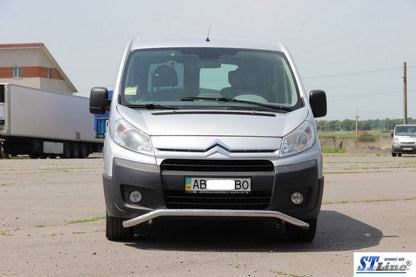 Front protection ST007 (stainless) for Citroen Jumpy 2007-2017 - image 2