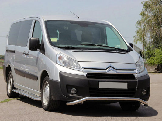 Front protection ST007 (stainless) for Citroen Jumpy 2007-2017 - image 1