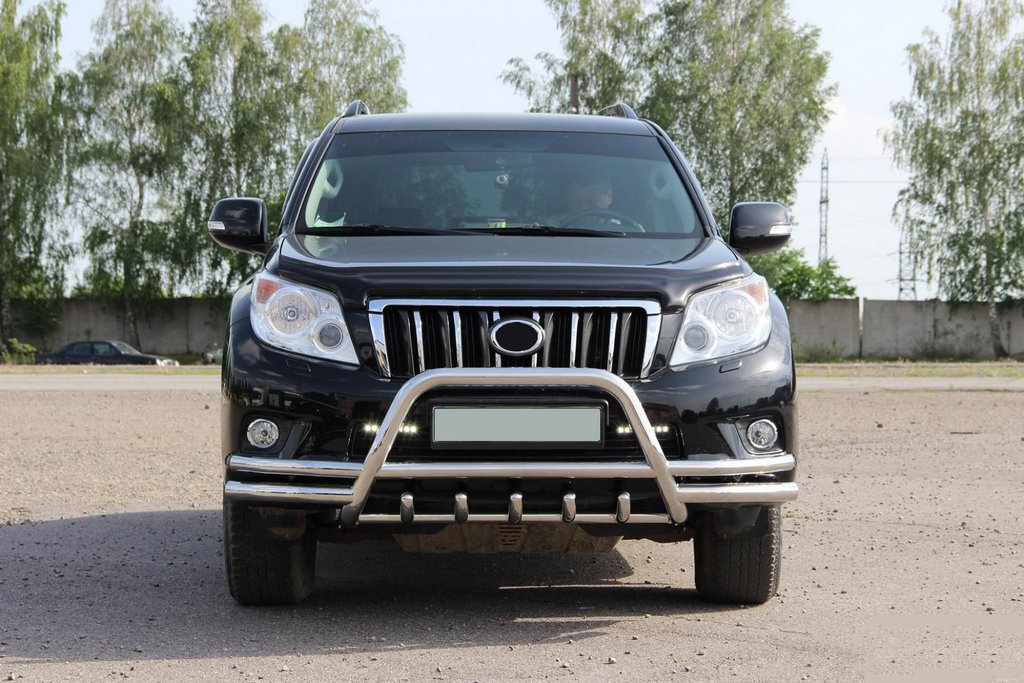 Bull Bar WT003-2-Plus (Stainless Steel) for Toyota Land Cruiser Prado 150 2009-2023 - image 3