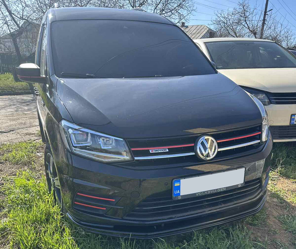 Front lip spoiler (ABS) for Volkswagen Caddy 2015-2020 - image 8