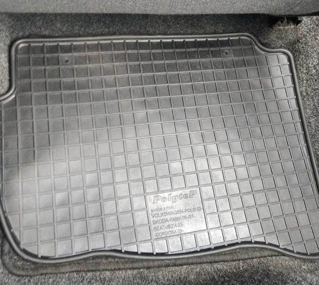 Rubber mats (4 pieces, Polytep) for Seat Ibiza 2002-2009 - Reelken Auto