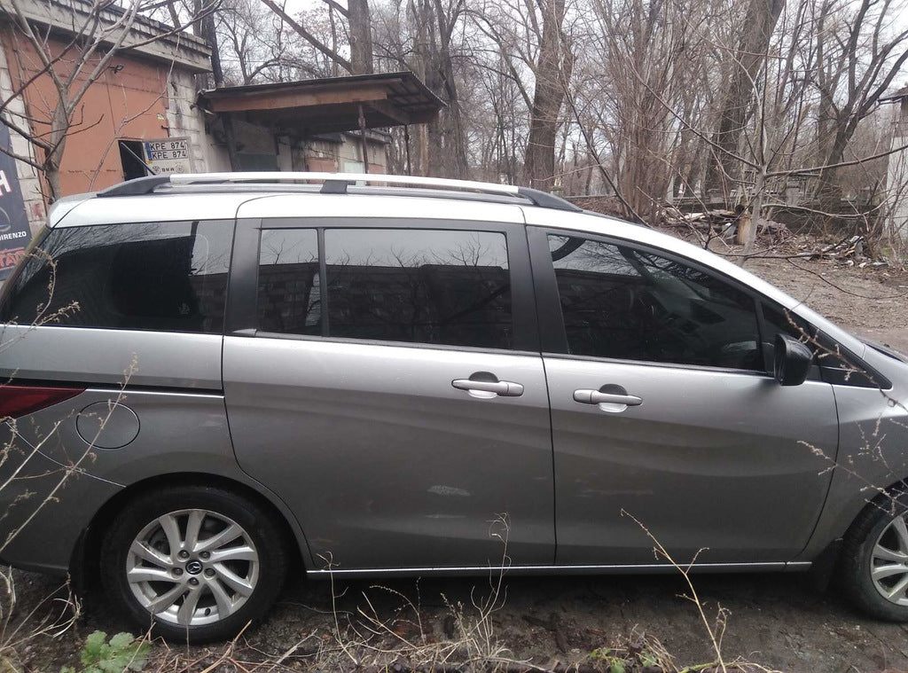 Aluminum Roof Rails (Chrome) for Mazda 5 2010-2018 - image 4