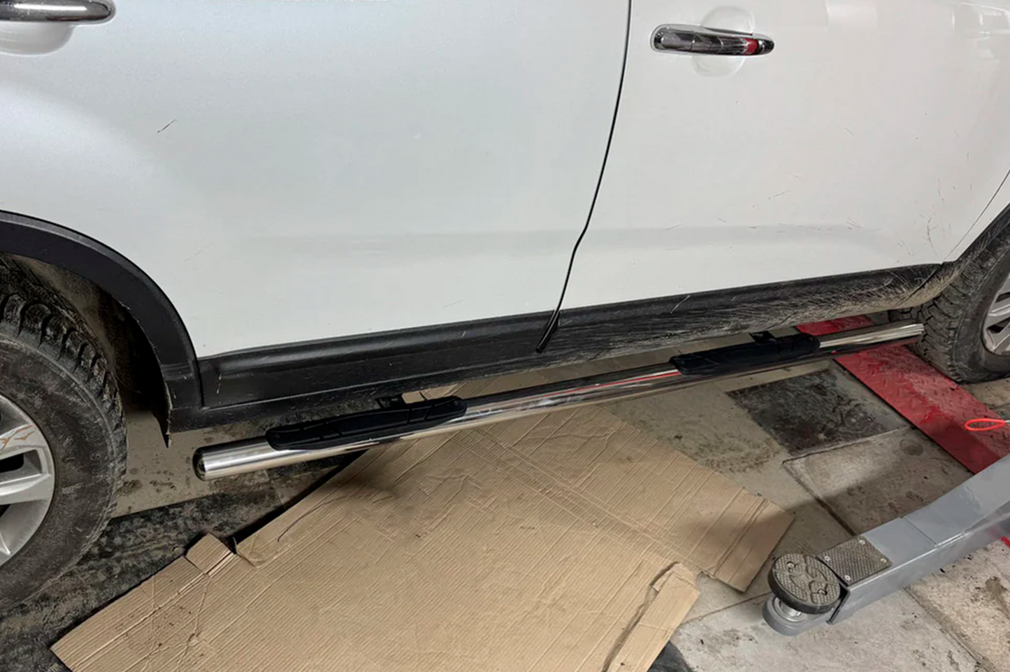 Side Pipes (2 pcs, Stainless Steel) for Kia Sorento II XM 2009-2014 - image 1