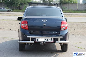 Rear Bar AK003-2 for Lada Granta 2011- - image 2