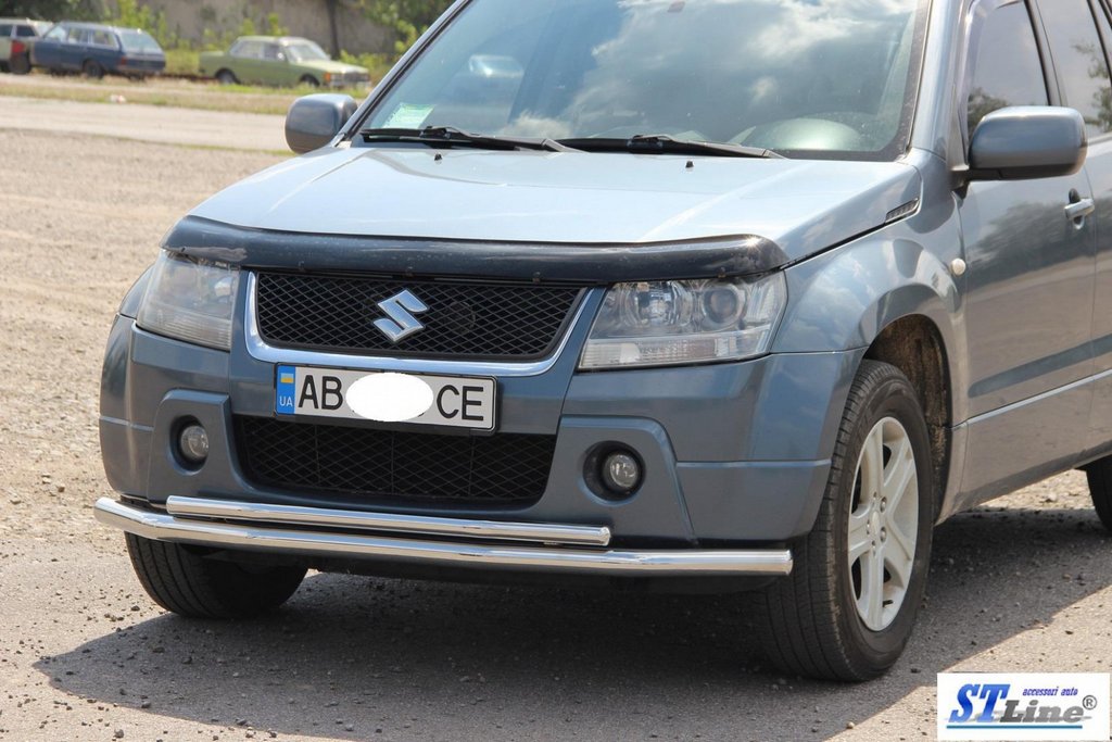 Front Double Bar 60/42mm Stainless Steel for Suzuki Grand Vitara 2005-2017 - image 2