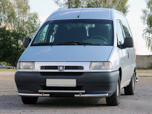 Front protection ST009 (stainless) for Citroen Jumpy 1996-2007 - image 1