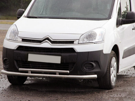 Front protection ST016 (stainless) for Citroen Berlingo 2008-2018 - image 1