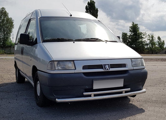 Front protection ST016 (stainless) for Fiat Scudo 1996-2007 - image 1