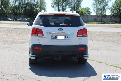 Rear double angles AK003-double (stainless steel.) for Kia Sorento II XM 2009-2014 - Reelken Auto