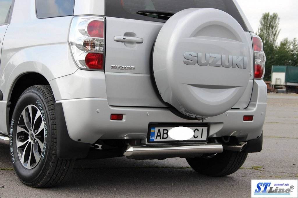 Back protection AK002 (stainless) for Suzuki Grand Vitara 2005-2017 - Reelken Auto