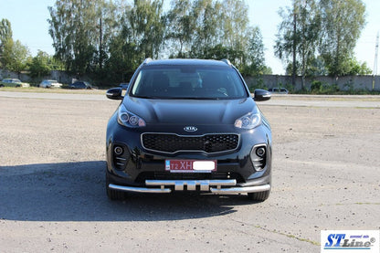 Front Bar ST009-15 (Stainless Steel) for Kia Sportage 2015-2021 - image 2
