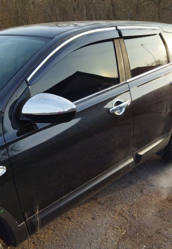 Mirror Covers (2 pcs, Stainless Steel) for Nissan Qashqai 2010-2014 - image 7