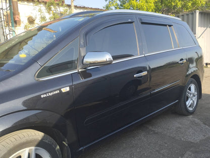Mirror Covers 2005-2008 (2 pcs, Stainless Steel) for Opel Zafira B 2005-2011 - image 1