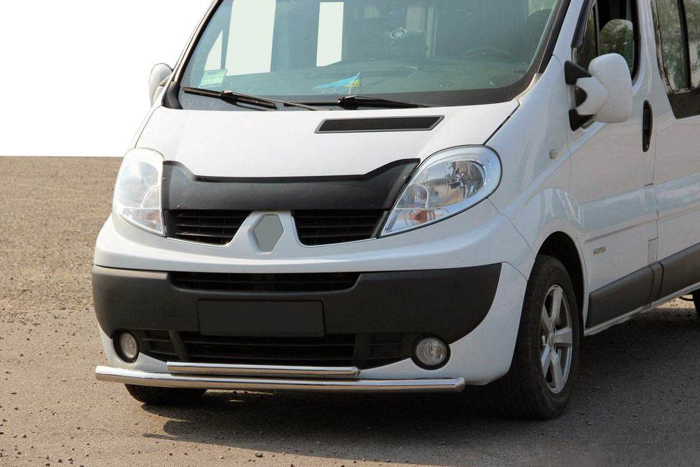 Front protection ST014 (stainless) for Opel Vivaro 2001-2015 - Reelken Auto