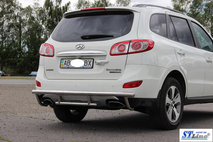 Rear Bar AK002-2 (Stainless Steel) for Hyundai Santa Fe 2 2006-2012 - image 2