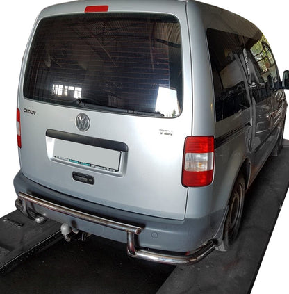 Rear Bar AK003-3 (2 pcs, stainless steel) for Volkswagen Caddy 2010-2015 - image 1