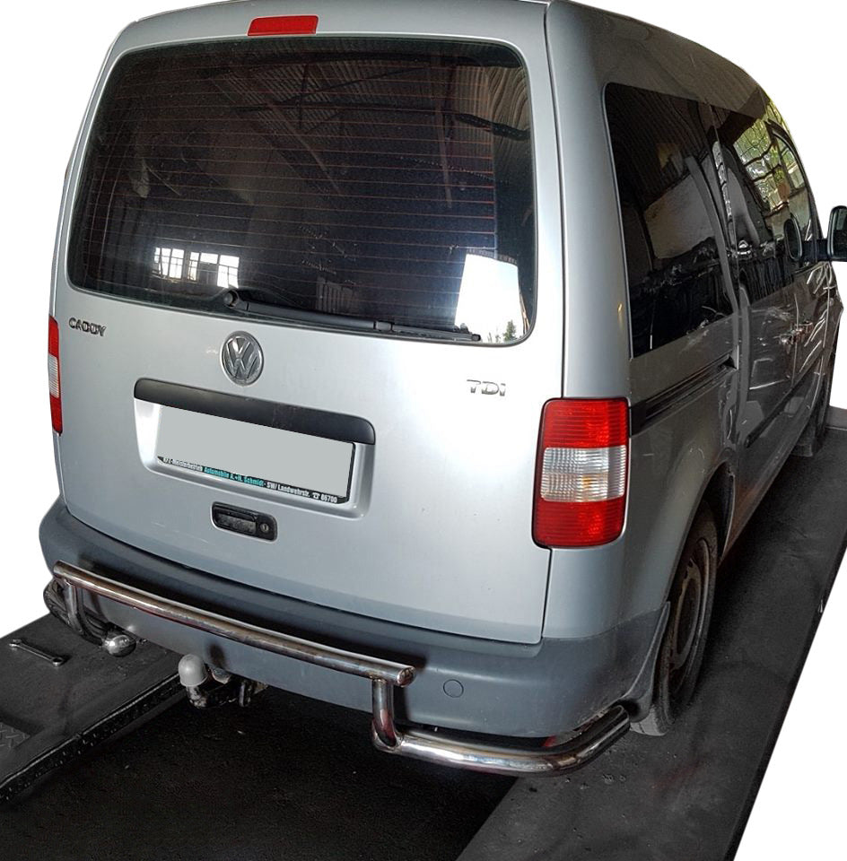 Rear Bar AK003-3 (2 pcs, stainless steel) for Volkswagen Caddy 2010-2015 - image 1