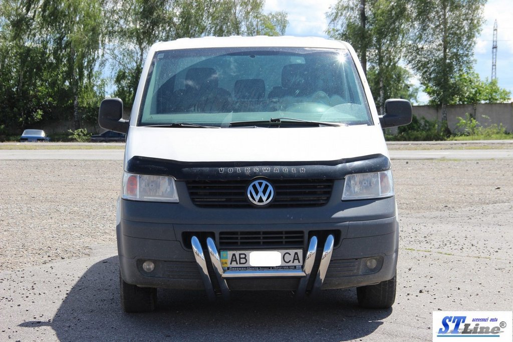 Bull Bar ST006-03 Grille (Stainless Steel) for Volkswagen T5 Transporter 2003-2010 - image 3