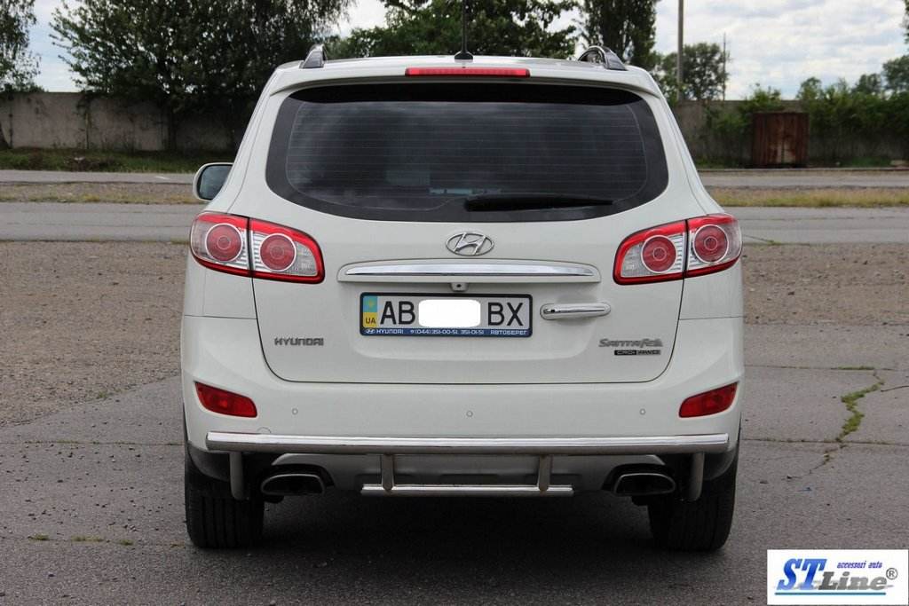 Back arc AK002-2 (stainless) for Hyundai Santa Fe 2 2006-2012 - Reelken Auto