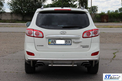 Rear Bar AK002-2 (Stainless Steel) for Hyundai Santa Fe 2 2006-2012 - image 3