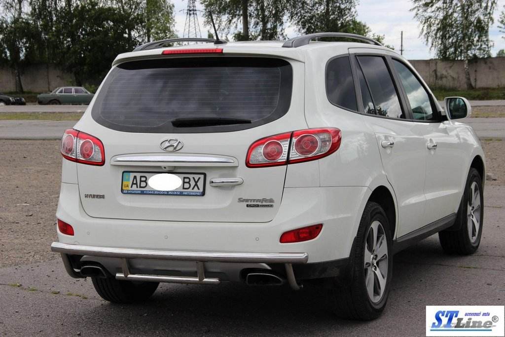 Back arc AK002-2 (stainless) for Hyundai Santa Fe 2 2006-2012 - Reelken Auto