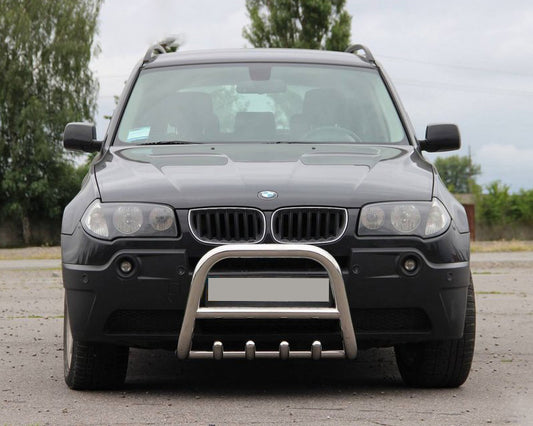 Kenguryatnik (stainless steel). for BMW X3 E-83 2003-2010 - image 1