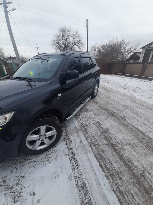 Side Steps Mevsim Grey (2 pcs, Aluminum) for Hyundai Santa Fe 2 2006-2012 - image 2