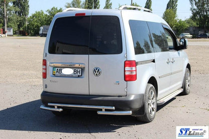 Back arc AK003-2 (2 PCs, stainless steel) for Volkswagen Caddy 2010-2015 - Reelken Auto