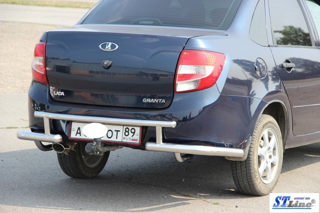 Rear Bar AK003-2 for Lada Granta 2011- - image 4