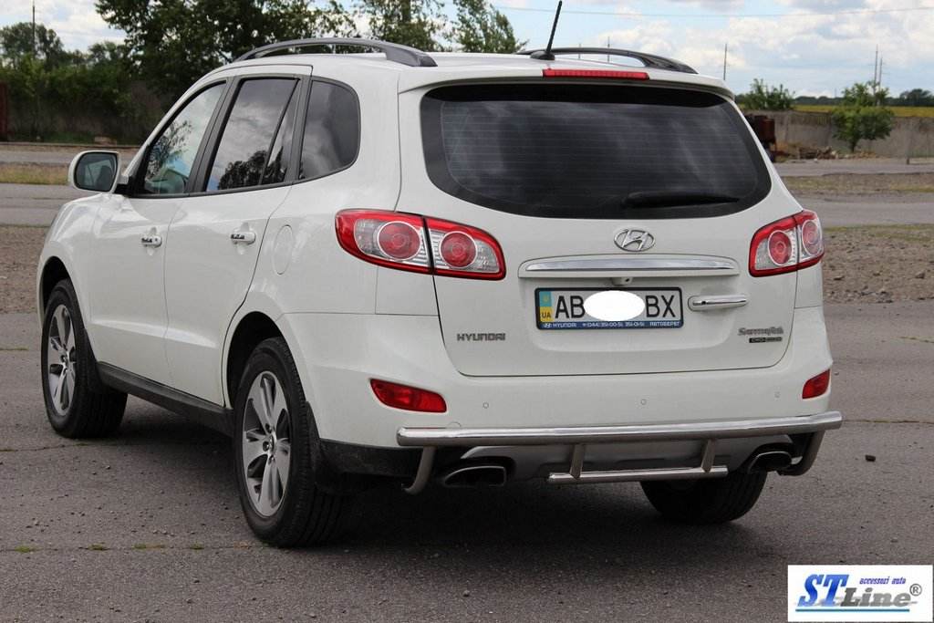 Back arc AK002-2 (stainless) for Hyundai Santa Fe 2 2006-2012 - Reelken Auto