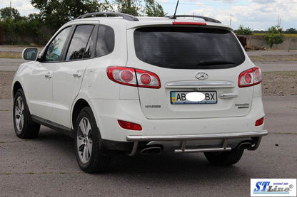 Back arc AK002-2 (stainless) for Hyundai Santa Fe 2 2006-2012 - Reelken Auto