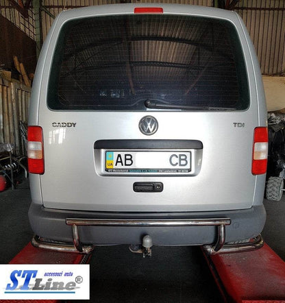 Back arc AK003-3 (2 PCs, stainless steel) for Volkswagen Caddy 2010-2015 - Reelken Auto