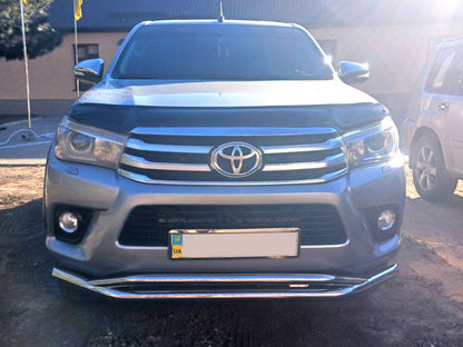 Hood deflector 2015-2020 (EuroCap) for Toyota Hilux 2015↗ - Reelken Auto
