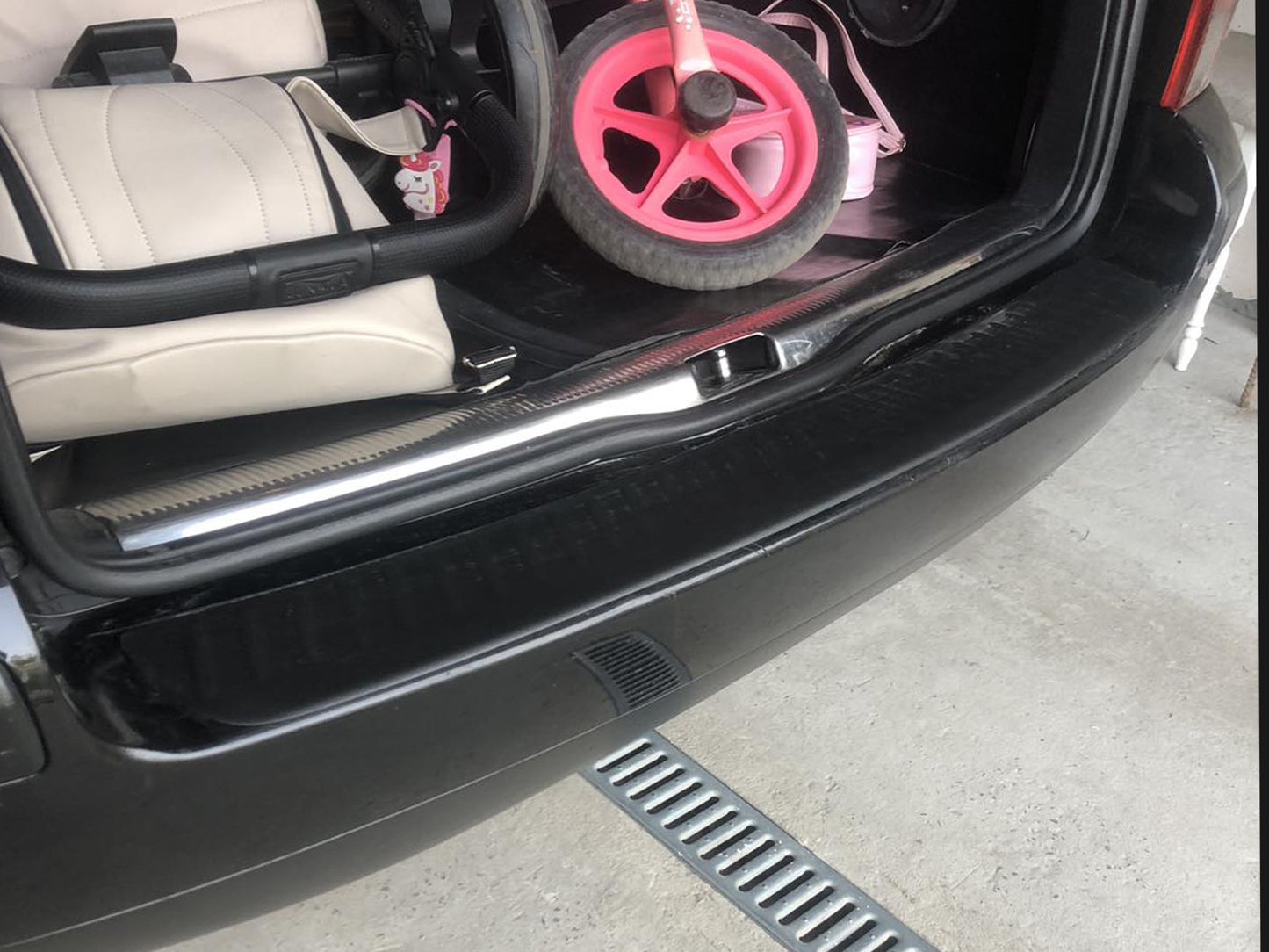 Rear bumper cover trim (SW, ABS, Esa) for Volkswagen Passat B5 1997-2005 - image 2