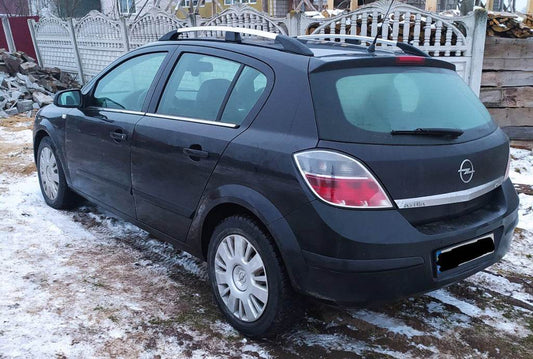 Aluminum roof rails (HB, chrome) for Opel Astra H 2004-2013 - Reelken Auto