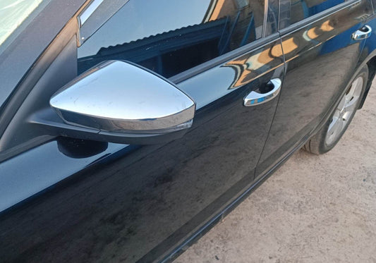 Covers for mirrors (2 pcs, stainless steel) for Skoda Octavia III A7 2013-2019 - Reelken Auto