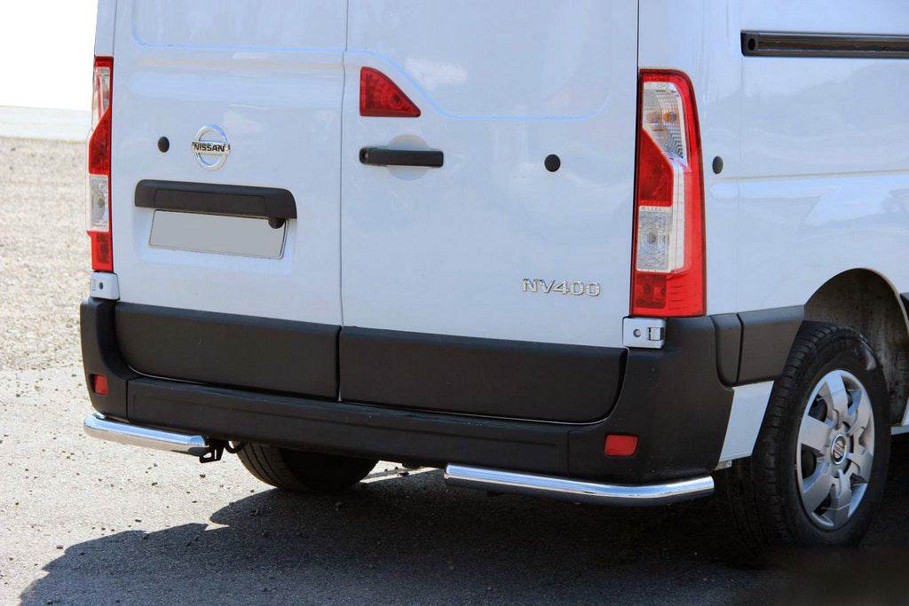 Rear corners AK003 (2 PCs, stainless steel) for Opel Movano 2010-2021 - Reelken Auto