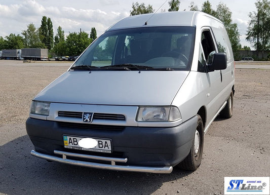 Front protection ST016 (stainless) for Citroen Jumpy 1996-2007 - image 2