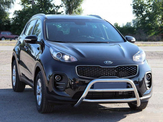 The WT023 bumper guard (stainless) for Kia Sportage 2015-2021 - Reelken Auto