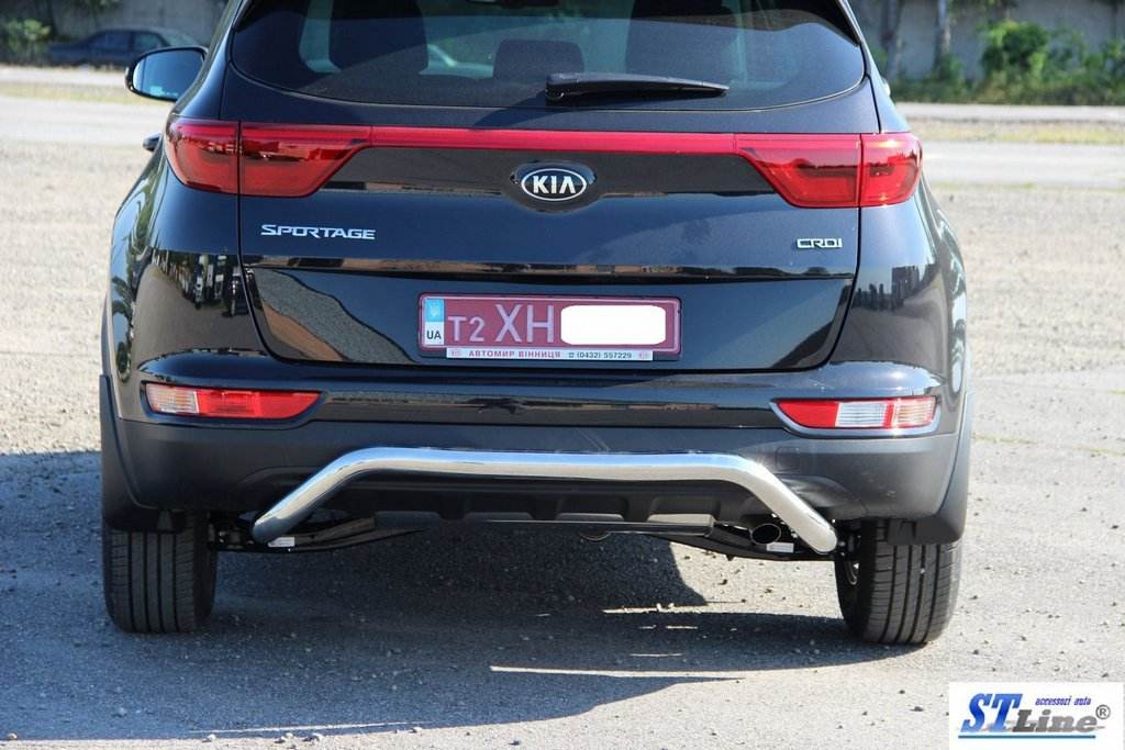 Back protection AK007 (stainless) for Kia Sportage 2015-2021 - Reelken Auto