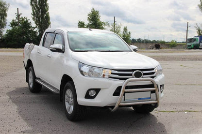 Front protection WT023 (stainless) for Toyota Hilux 2015↗ - Reelken Auto