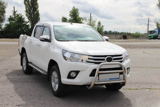 Front protection WT023 (stainless) for Toyota Hilux 2015↗ - Reelken Auto
