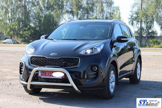 The WT006 bumper guard (stainless) for Kia Sportage 2015-2021 - Reelken Auto