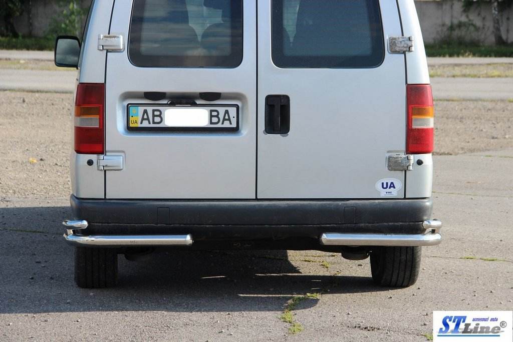 Rear double angles AK003-double (stainless steel) for Fiat Scudo 1996-2007 - Reelken Auto