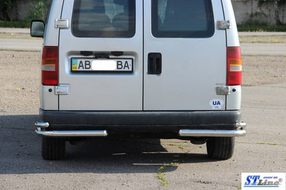 Rear double corner bars AK003-double (stainless steel) for Fiat Scudo 1996-2007 - image 3