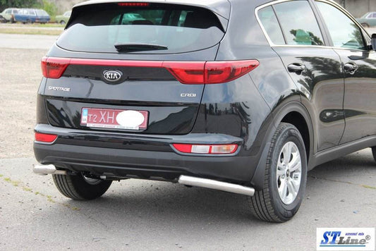Back protection corners AK003 (stainless) for Kia Sportage 2015-2021 - Reelken Auto