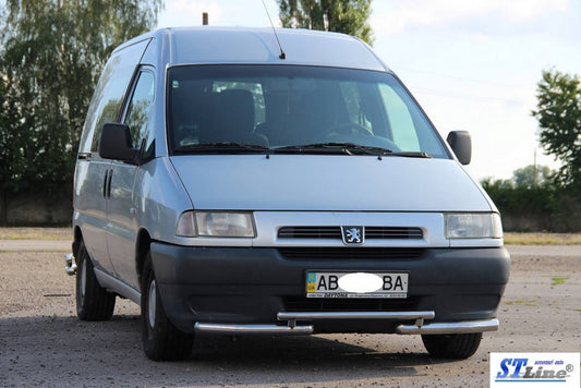 Front protection ST009 (stainless) for Citroen Jumpy 1996-2007 - image 2