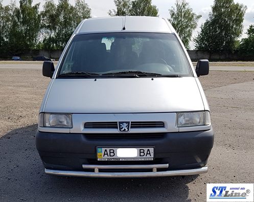 Front protection ST016 (stainless) for Citroen Jumpy 1996-2007 - image 3